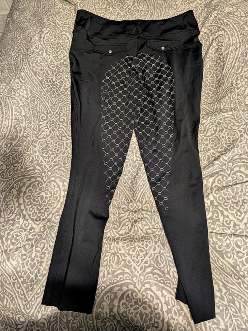 Dapplebay Essential Full Seat Riding Tights Black Leggings